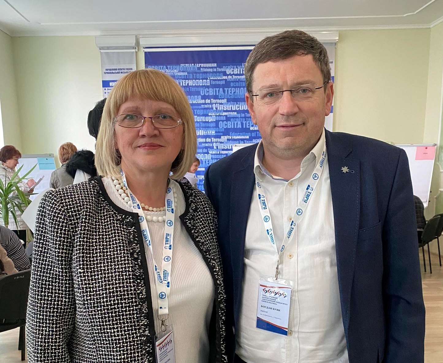 На фото Богдан Буяк і Надія Балик